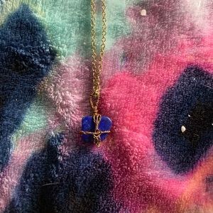 Custom Handmade Crystal Necklace - Lapis Lazuli🧿🔮💕